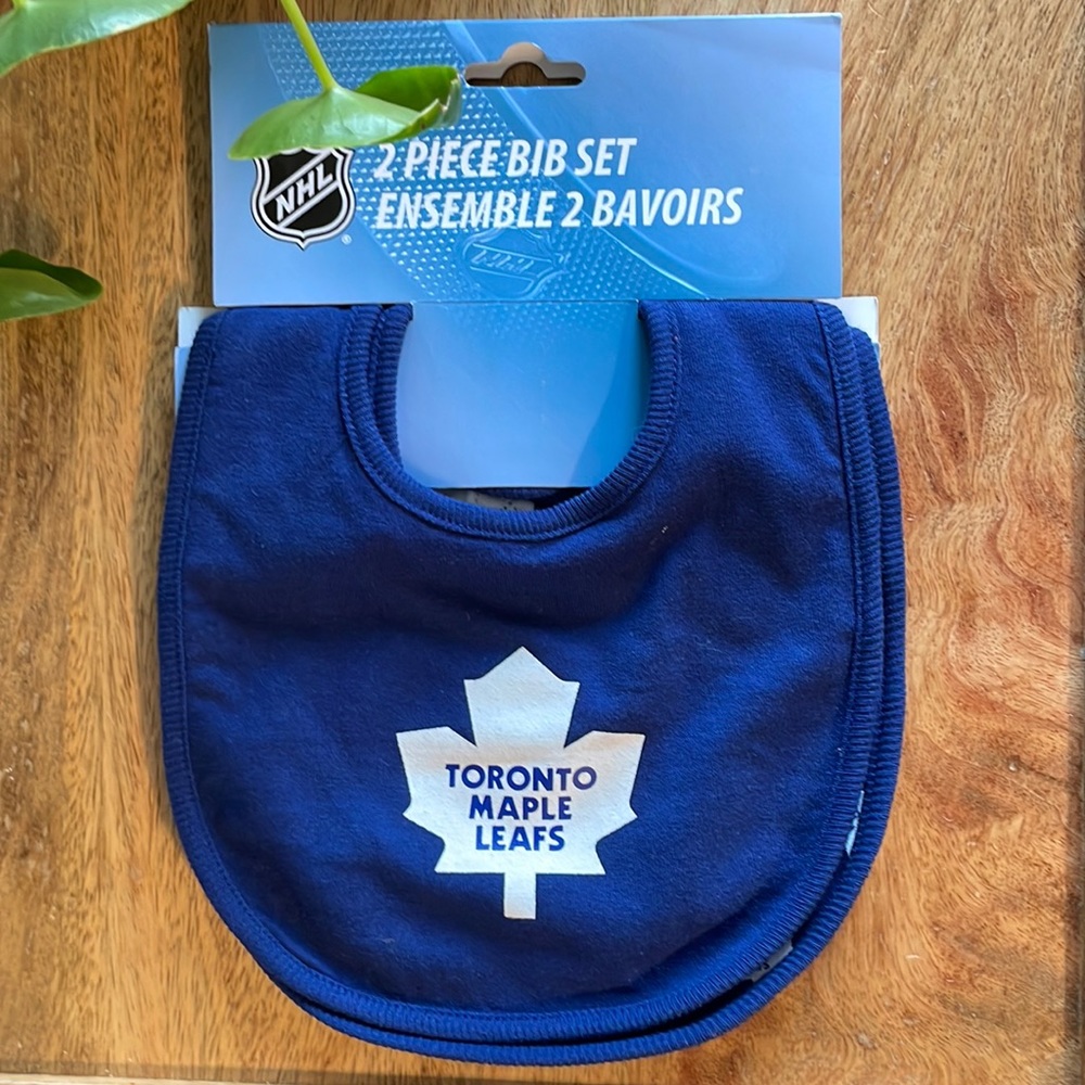 3 for $25❗️⭐️SET OF 2⭐️ NHL Toronto Maple Leafs Blue Bibs. 0-24M.